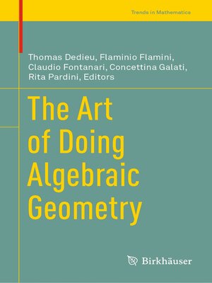 cover image of The Art of Doing Algebraic Geometry